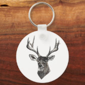鹿キーチェーン キーホルダー (正面)