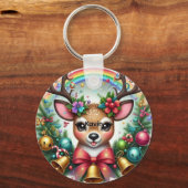 鹿キーチェーン キーホルダー (正面)