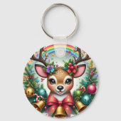 鹿キーチェーン キーホルダー (裏面)