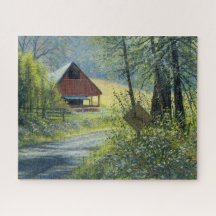 "鹿クロッシング"ジグソーパズル