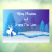 鹿シルエットウィンドウの固定 ウィンドウサイン (シート3)