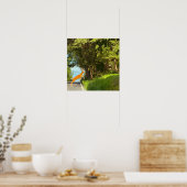 鹿ジャンプ写真ポスター ポスター (キッチン)