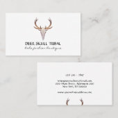 鹿スカルホーンボホトライバル 名刺 (正面/裏面)