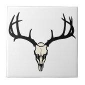 鹿スカル タイル (正面)