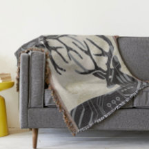 鹿スチームパンクとフローラ抽象芸術パターン