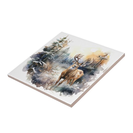 鹿タイル タイル (側面)