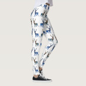 鹿トナカイのクリスマスカスタムレギンス レギンス (右)