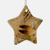 鹿トラック セラミックオーナメント (右)