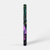 鹿トリップ（幻覚体験）のようなスカル SAMSUNG GALAXYケース (右側面)