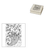 鹿ハレキツネ森林野生動物，自然のコルヌコピア ラバースタンプ (押印)