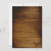 鹿ハンターバースデーパーティー 招待状 (裏面)