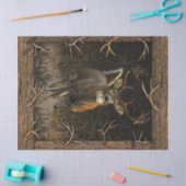 鹿ハンターブランケット、パパ用ギフトおもしろいハンター 薄葉紙 (クラフト)