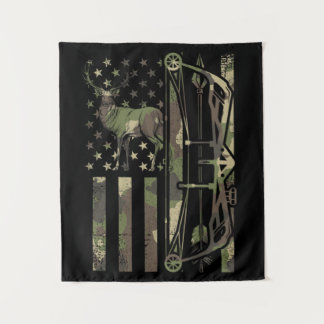 鹿ハンターボウ狩り タペストリー