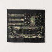 鹿ハンターボウ狩り タペストリー (正面(横))