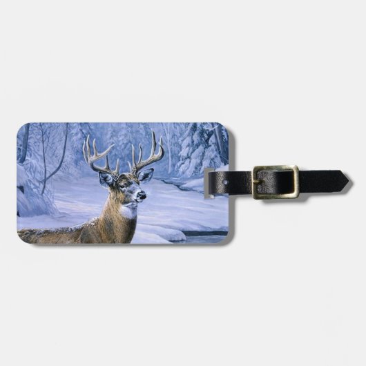 鹿ハンター荷物タグ ラゲッジタグ (正面横)