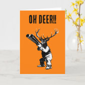 鹿ハンター なんて素敵なカード カード (黄色い花)