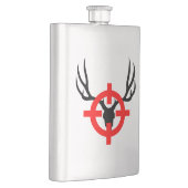 鹿ハンター – ブルズアイ フラスク (右)