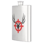 鹿ハンター – ブルズアイ フラスク (左)