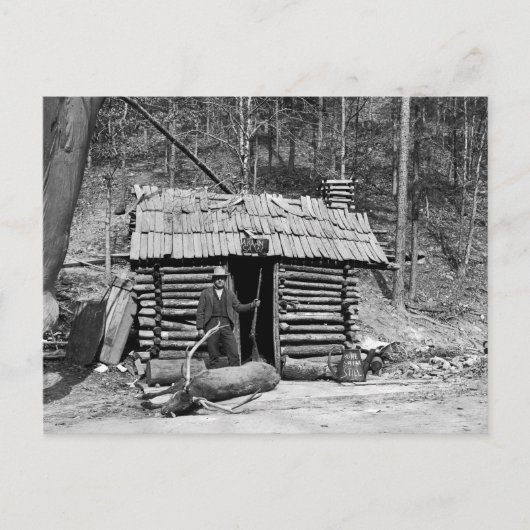 鹿ハンター， 1901 ポストカード (正面)