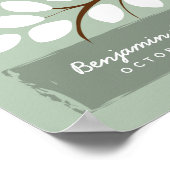 鹿ハートゲストブックポスター – 100署名 ポスター (角)