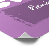 鹿ハートゲストブックポスター – 250宇宙 ポスター (角)