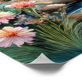 鹿バイウォーターフォール4 ポスター (角)