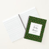 鹿パターン赤ちゃんシャワーギフトリストノート ノートブック (内部)