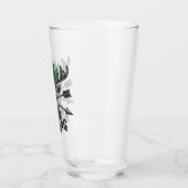 鹿パーソナライズされたエルクハンターボウ狩りロッジ タンブラーグラス (左)