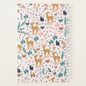 鹿パーソナライズされたプランナー プランナー手帳 (裏面)