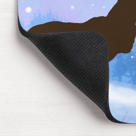 鹿パーソナライズされた科のマウスパッド マウスパッド (コーナー)