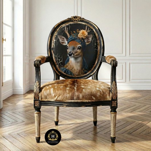 鹿ビクトリアンポートレート切り離し 薄葉紙