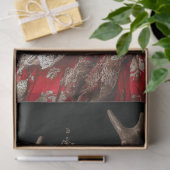 鹿ビクトリアンポートレート切り離し 薄葉紙 (ギフト)