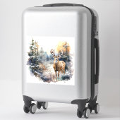 鹿ビニールのシール シール (スーツケース)