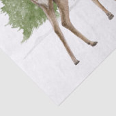 鹿ファミリーの水彩 薄葉紙 (詳細)