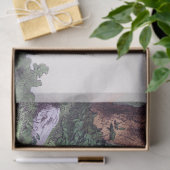 鹿ファミリーヴィンテージ切り離し 薄葉紙 (ギフト)