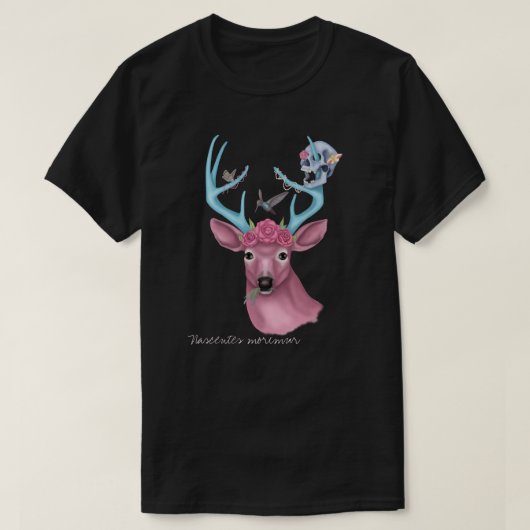 鹿ファンシー鹿 Tシャツ (デザイン正面)