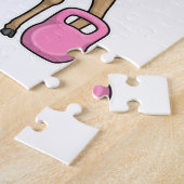 鹿フィットネスダンベル ジグソーパズル (側面)