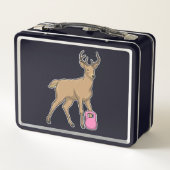 鹿フィットネスダンベル メタルランチボックス (裏面)