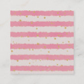 鹿フローラ赤ちゃんシャワーおむつラッフル エンクロージャーカード (裏面)