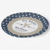 鹿プレート、オーディアーウッドランドディアープレート ペーパープレート (アングル)