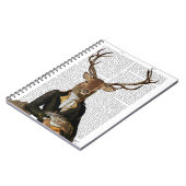鹿ポートレート ノートブック (左側)