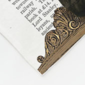 鹿ポートレート フリースブランケット (角)