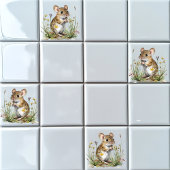 鹿マウス タイル