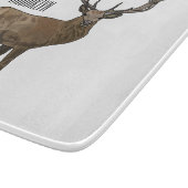 鹿マンガイラストレーション カッティングボード (角)