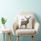 鹿マンガイラストレーション クッション (椅子)