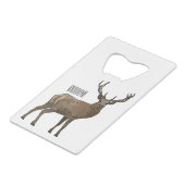 鹿マンガイラストレーション クレジットカード栓抜き (裏面アングル)