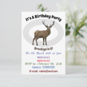 鹿マンガイラストレーション 招待状 (スタンド正面)