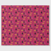 鹿メリーのクリスマス ラッピングペーパー (フラット)