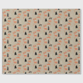 鹿メリーのクリスマス ラッピングペーパー (フラット)