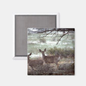 鹿ランニング マグネット (正面/裏面)